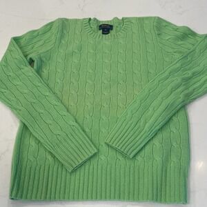 Girl’s Polo Ralph Lauren Cashmere Cableknit Sweater